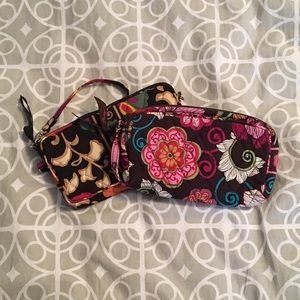 2 VERA BRADLEY Wristlets